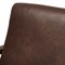 Baxton Studio Bianca Walnut Wood Brown Faux Leather Lounge Chair and Ottoman Set 140-7544-7547 - alternate 4